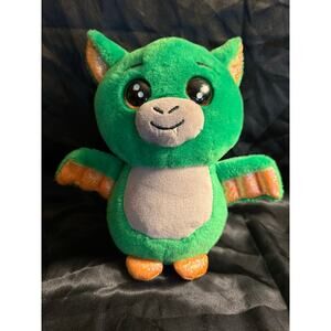 Russ Lil Peepers Green Vampire Bat Plush Stuffed Animal Halloween